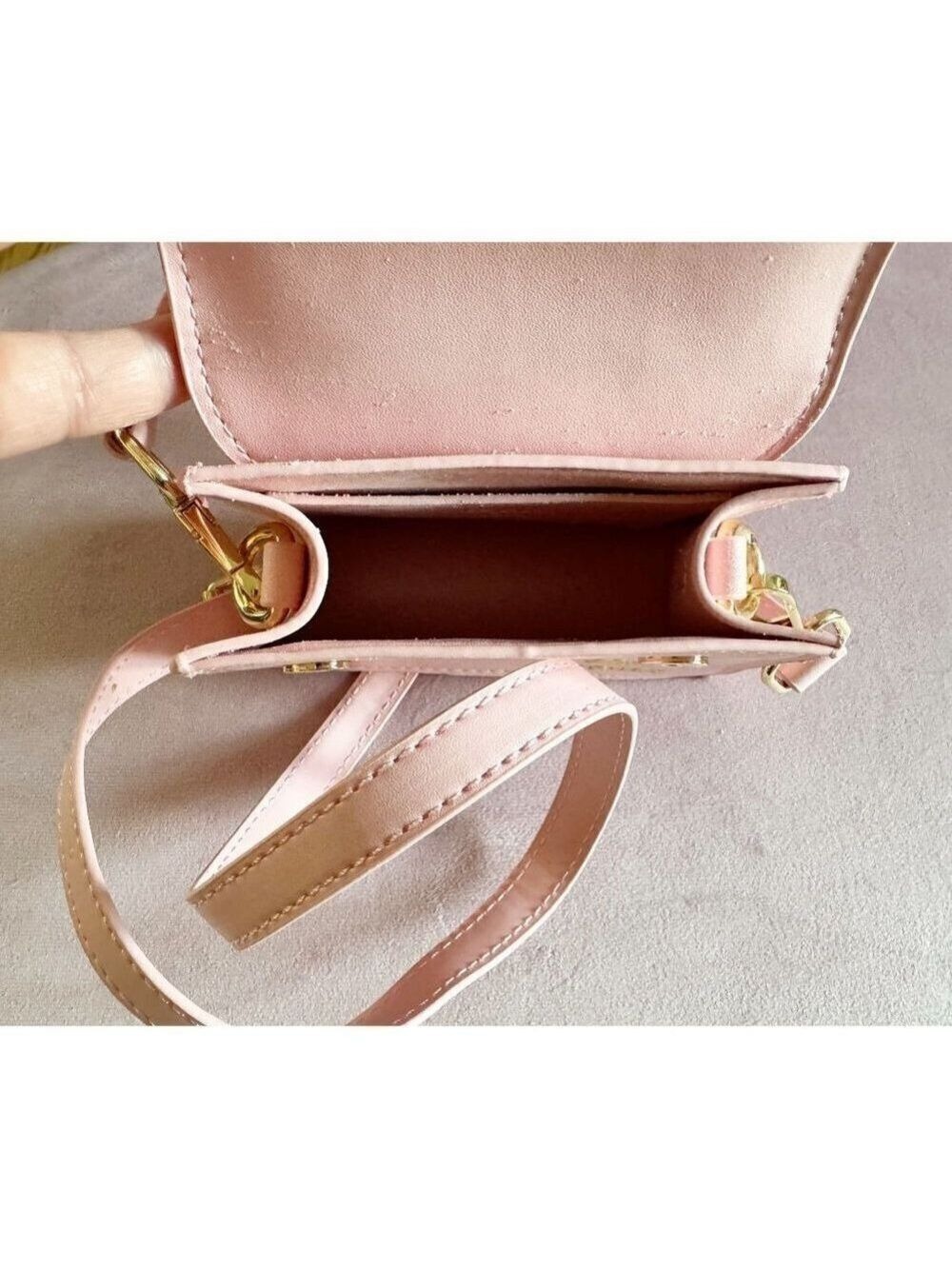 Barbie Mini Purse by Truly Crossbody Blush Pink Adjustable Straps - Picture 7 of 8